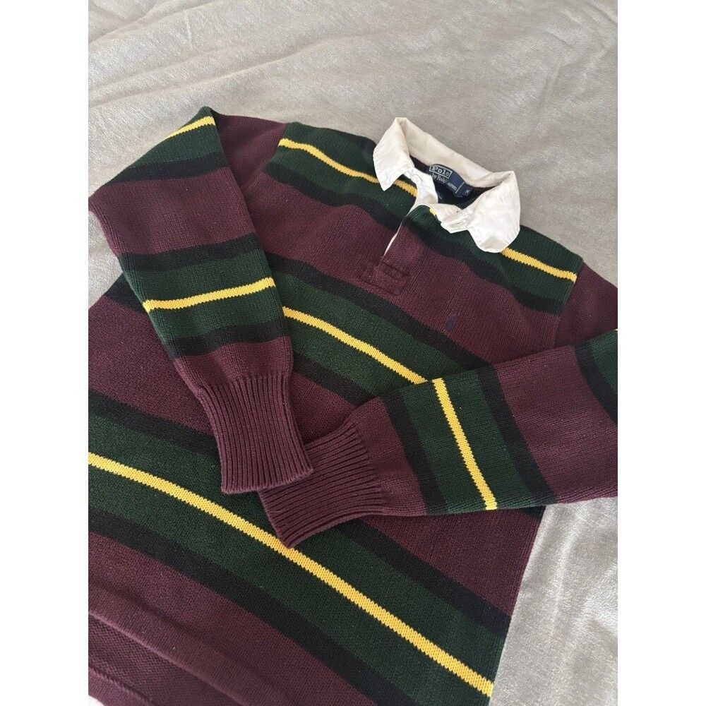 Polo Ralph Lauren Vintage Knit Sweater Rugby